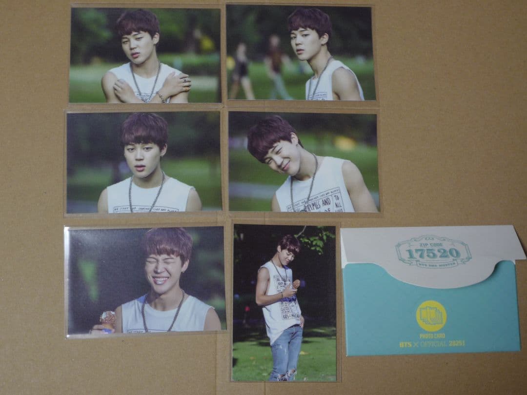 BTS 2ND MUSTER ZIPCODE17520 ジミンミニフォト トレカ