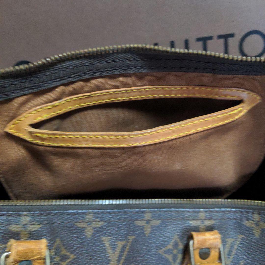 Louis Vuitton ボストンバッグ ブラウン　スピーディー　モノグラム