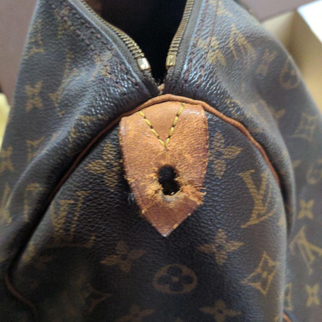 Louis Vuitton ボストンバッグ ブラウン　スピーディー　モノグラム