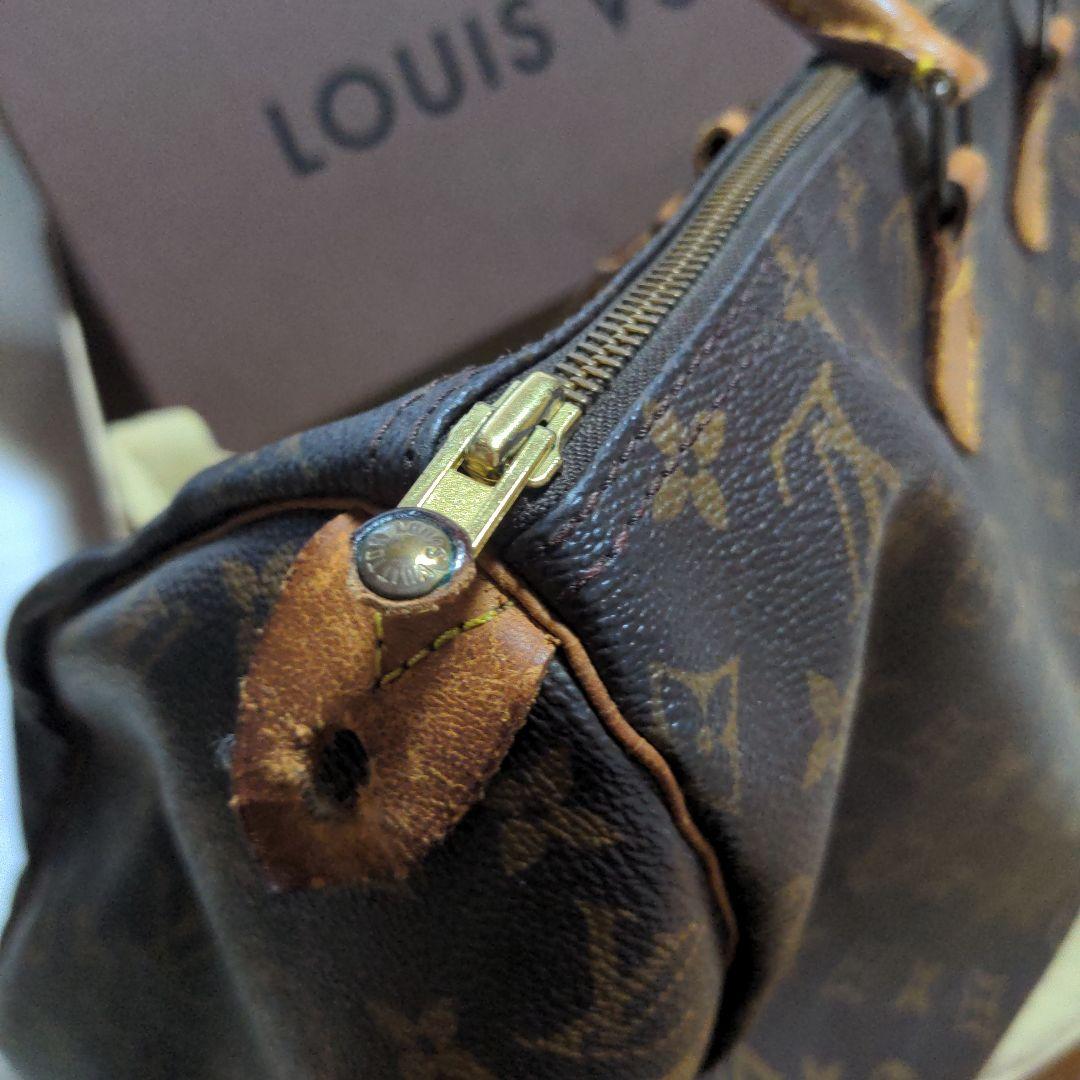 Louis Vuitton ボストンバッグ ブラウン　スピーディー　モノグラム