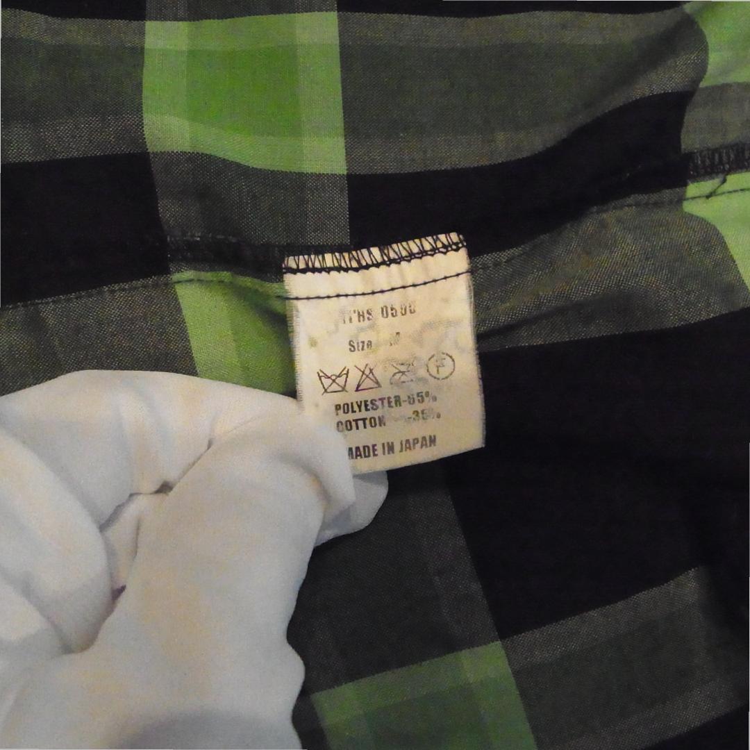 Size【M】RATS ラッツ バッファローチェック シャツ ライムグリーン 緑