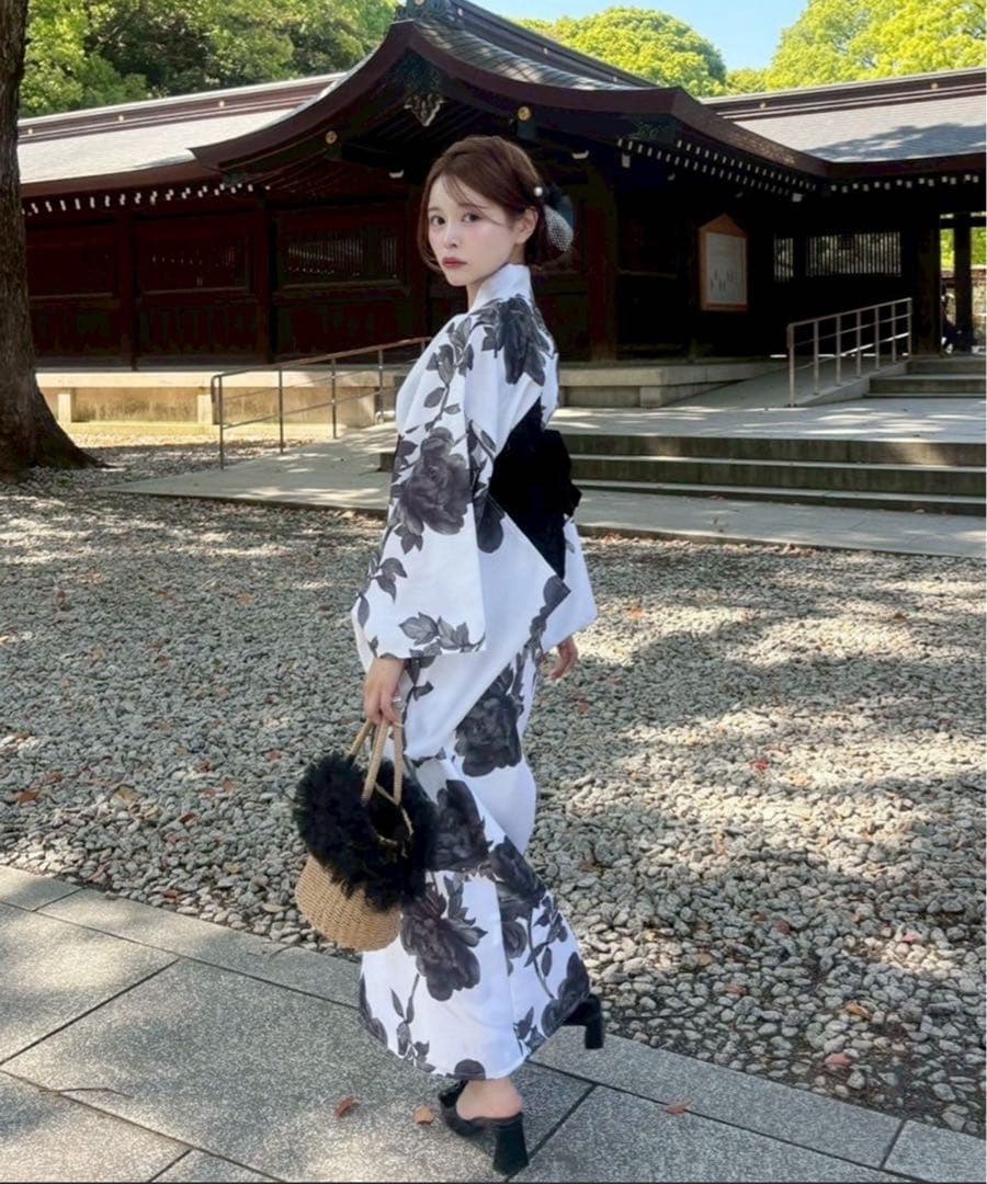 ナイスクラップ セパレート浴衣 作り帯、帯飾りセット