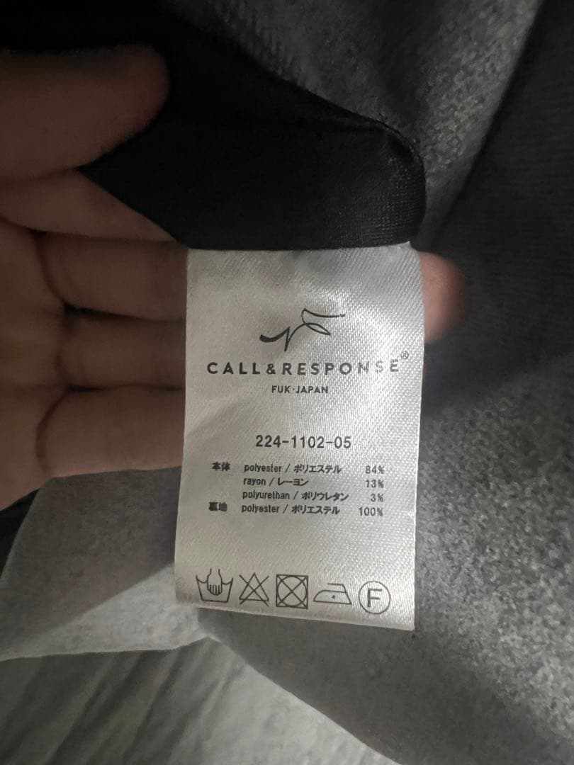 グレー ダブルブレスト チェスターコート