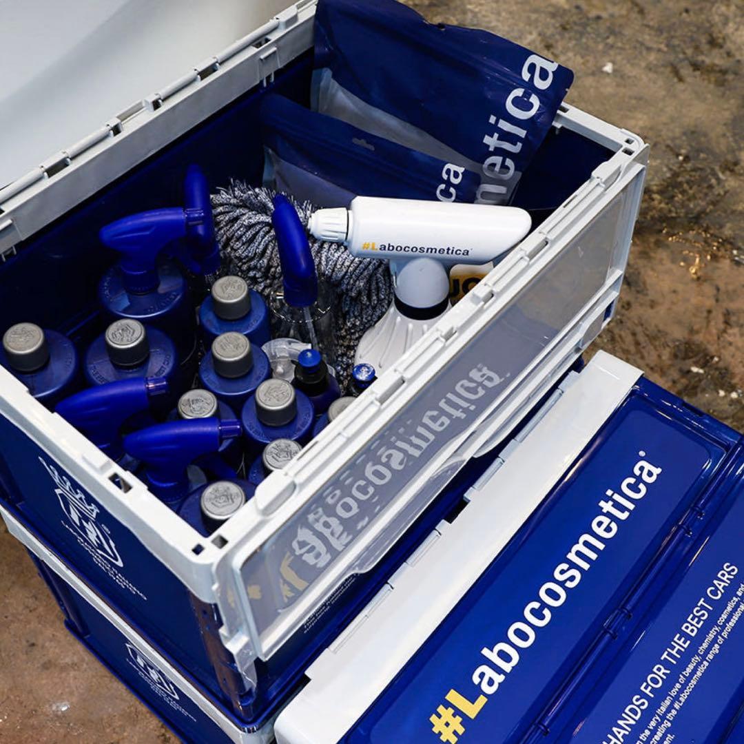 【新バージョン】ラボコスメティカ 折りたたみコンテナ ボックス 50L