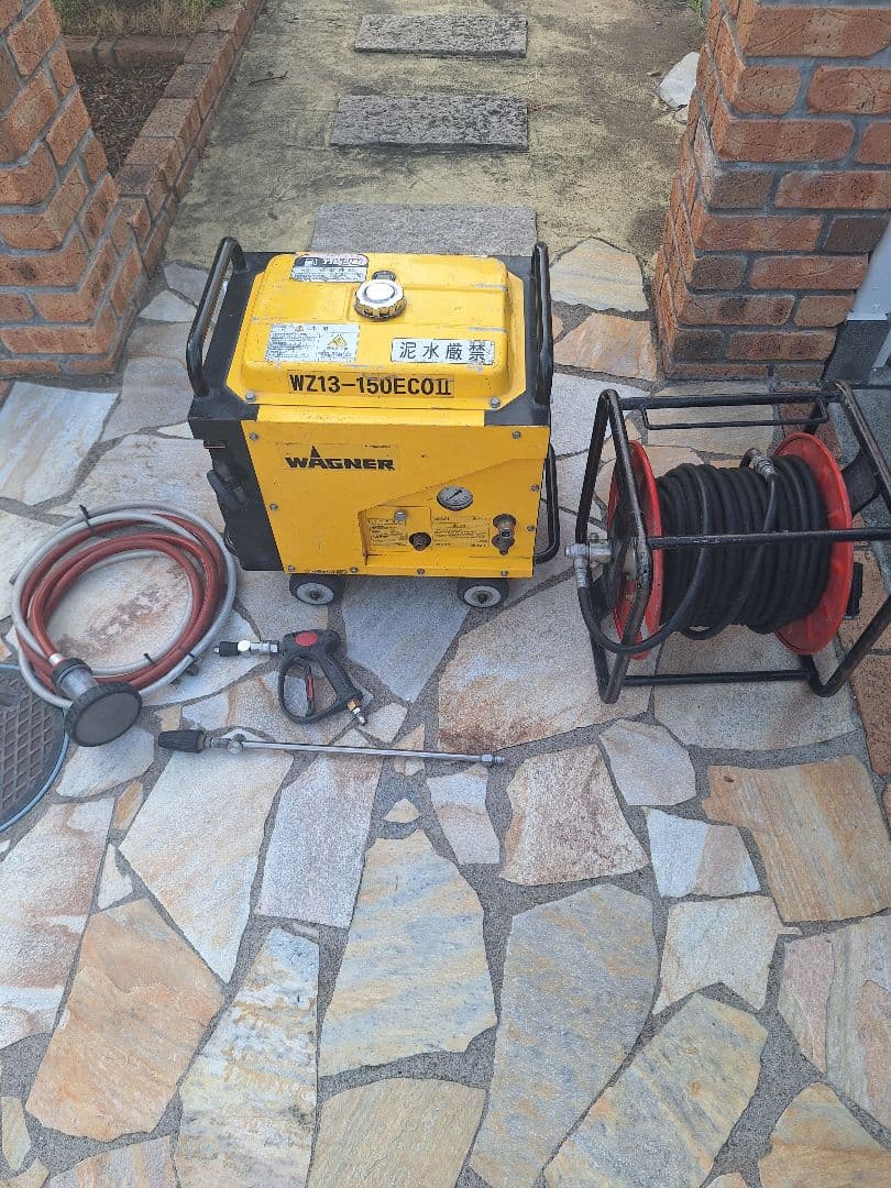 【たか】ワグナーエンジン式高圧洗浄機フルセット