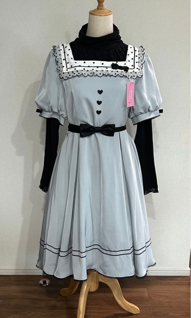 コルマールの休日ワンピース（水色）