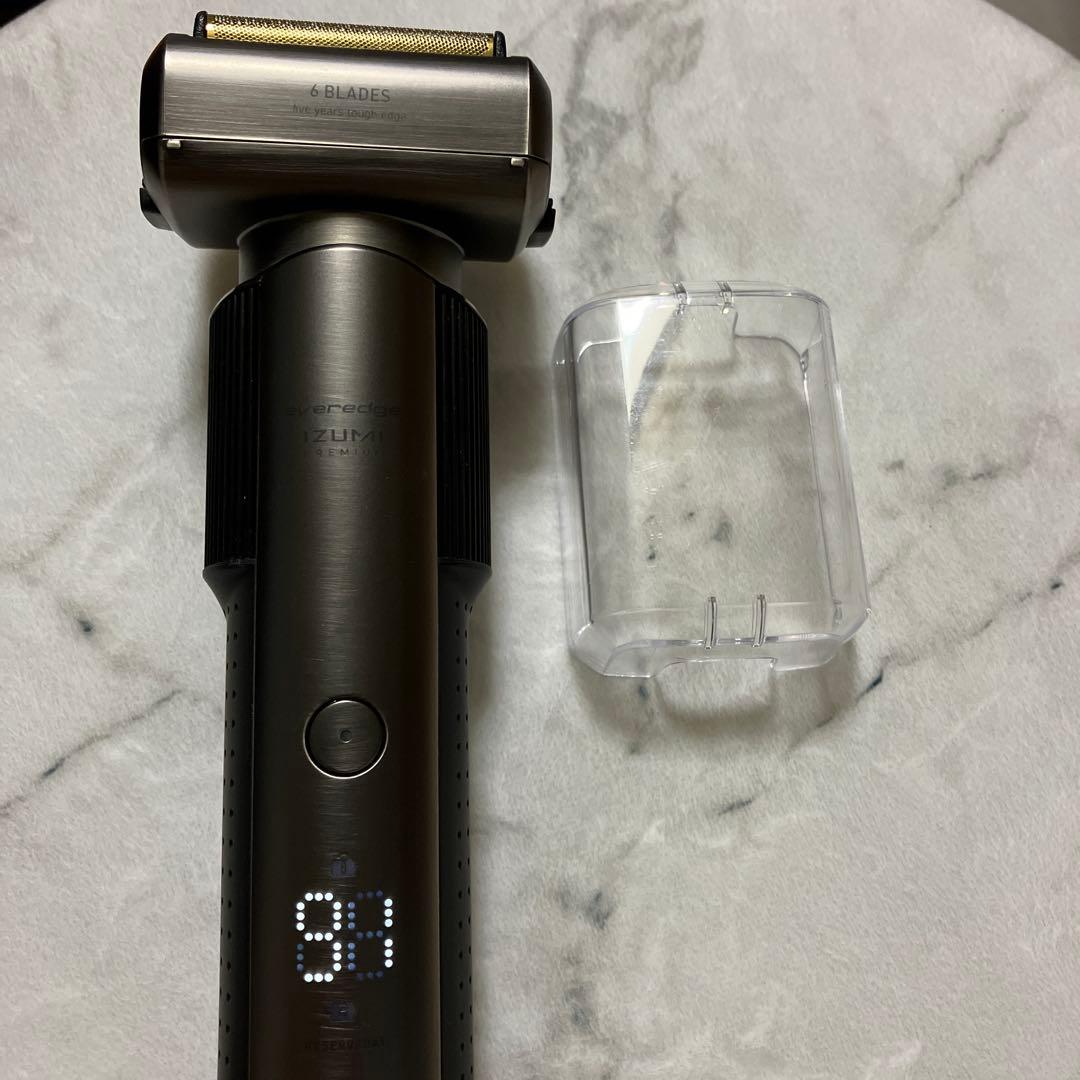 マクセルイズミ　シェーバー　充電式　6枚刃　往復式　IZF-E863R シルバー