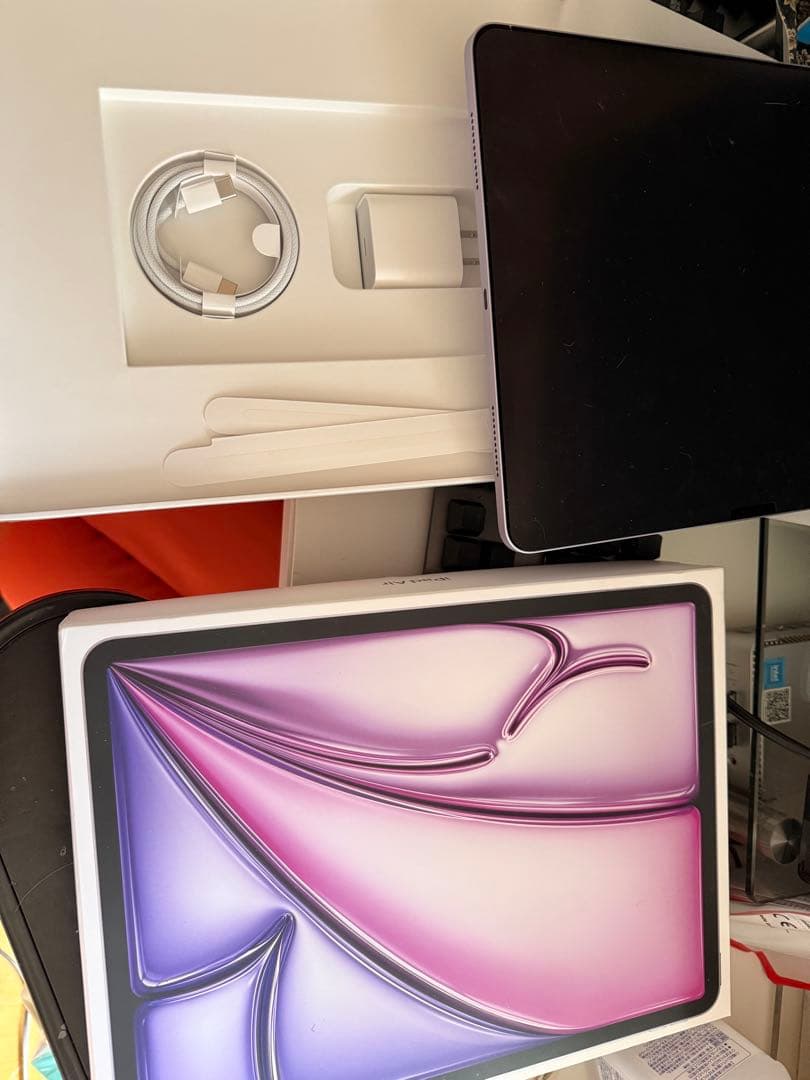 Apple iPad 本体 パープル 充電器付き