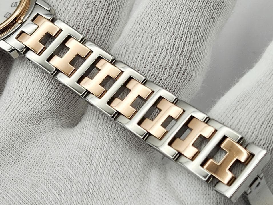 HERMES エルメス　クリッパーナクレ　 WhiteシェルDial 065