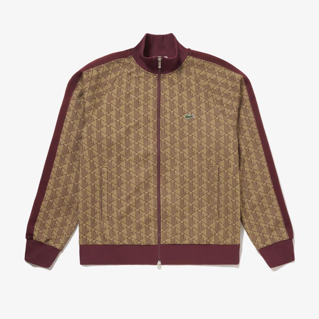 ラコステライブ モノグラムトラックジャケット （ブラウン）