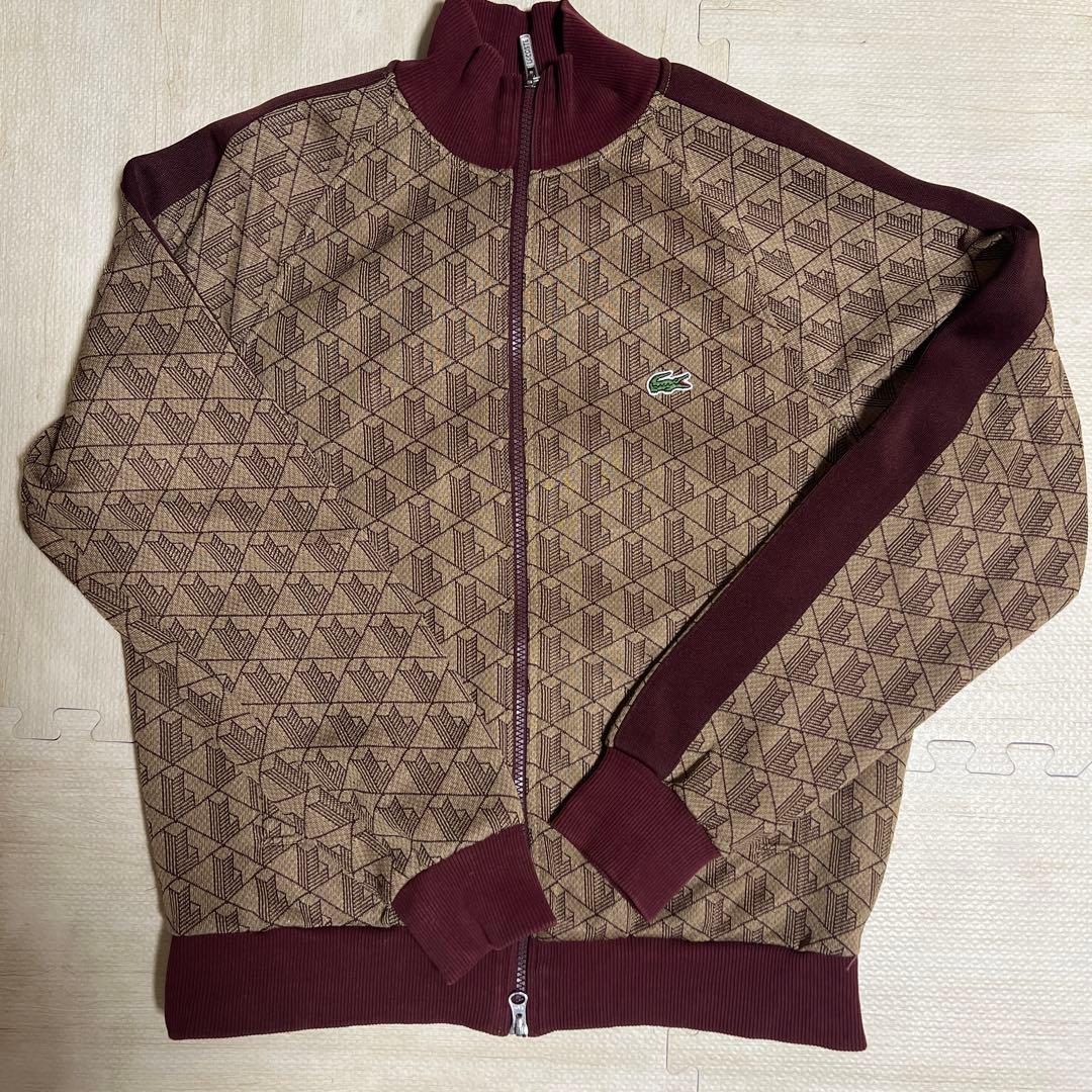 ラコステライブ モノグラムトラックジャケット （ブラウン）