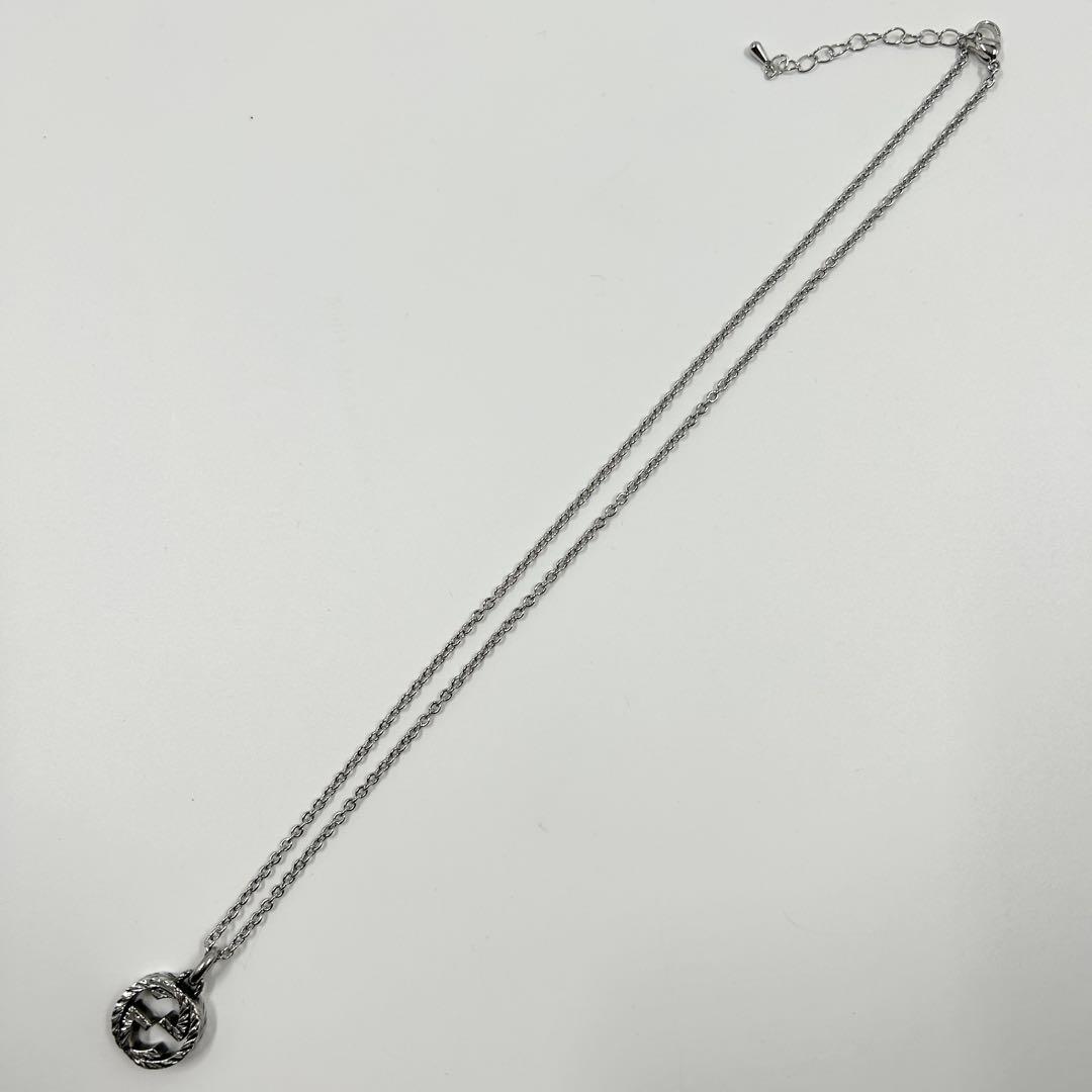 美品✨　グッチ　ネックレス　アラベスク　インターロッキング　GG ラージ 925
