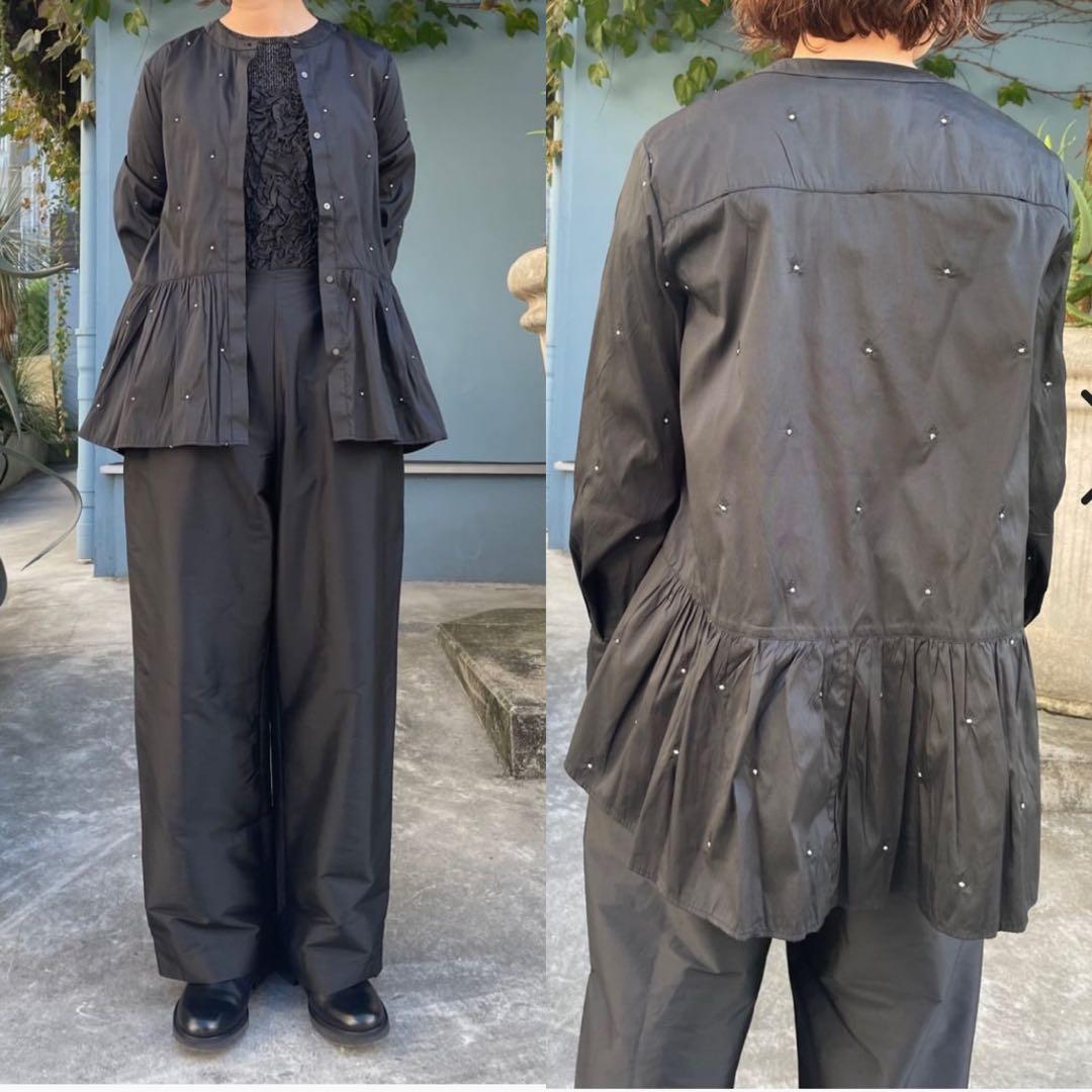 ヌキテパ Poly Dupion Zari Embroidery Blouse