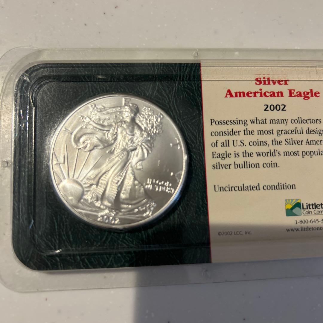 シルバーアメリカンイーグル 2002年