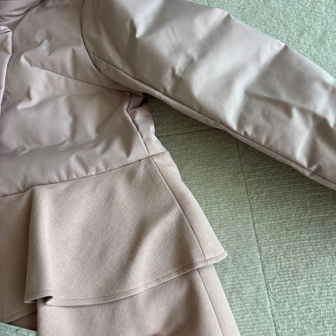 【新品タグ付き】ローズティアラ　リボン襟ダウンコート　ピンク