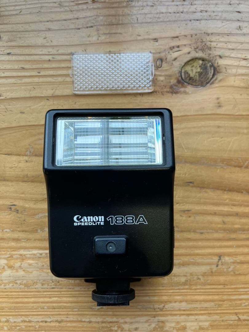 Canon AE-1 フィルムカメラ、Canon 188Aフラッシュ