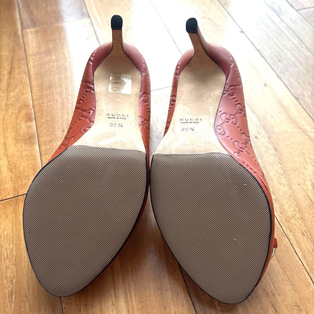 【ナビ】【GUCCI】グッチ パンプス 36 1/2 オープントゥ