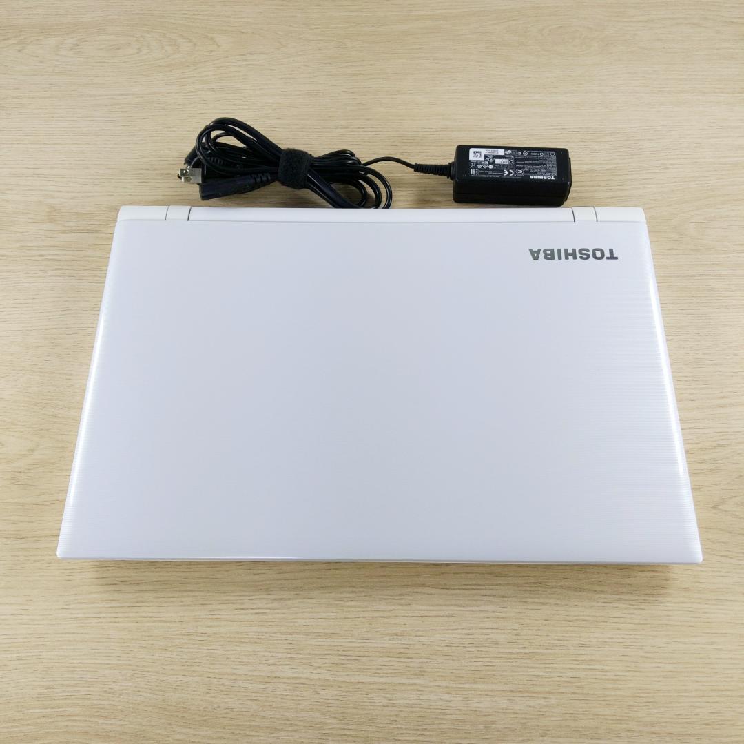 【贅沢1TB】すぐ使える東芝ノートパソコン ホワイト 初期設定済み カメラ付き