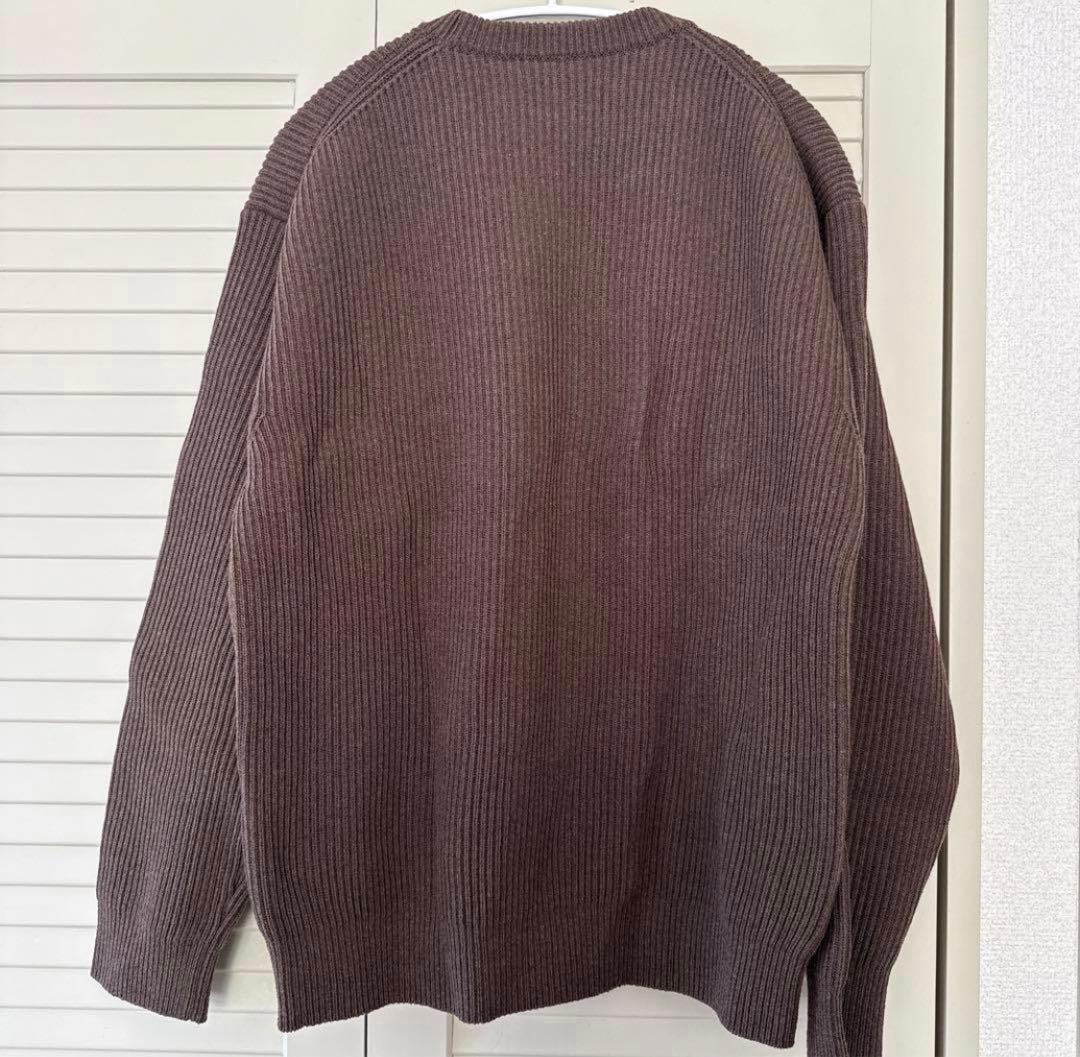 トップス 24AW AURALEE SUPER FINE WOOL RIB KNIT PO