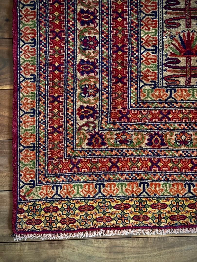 トライバルラグ　ヴィンテージラグ　アフガンラグ　バルーチ族　プリミティブアート