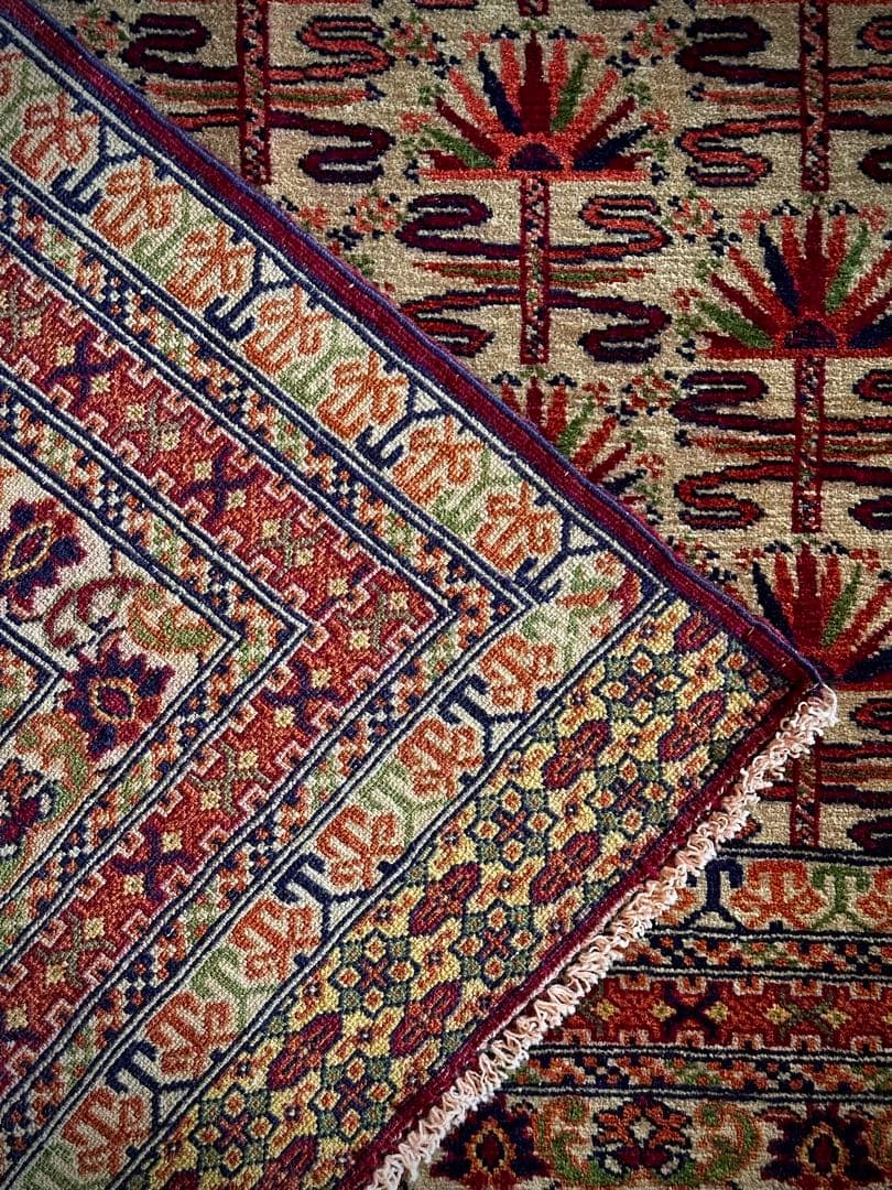 トライバルラグ　ヴィンテージラグ　アフガンラグ　バルーチ族　プリミティブアート