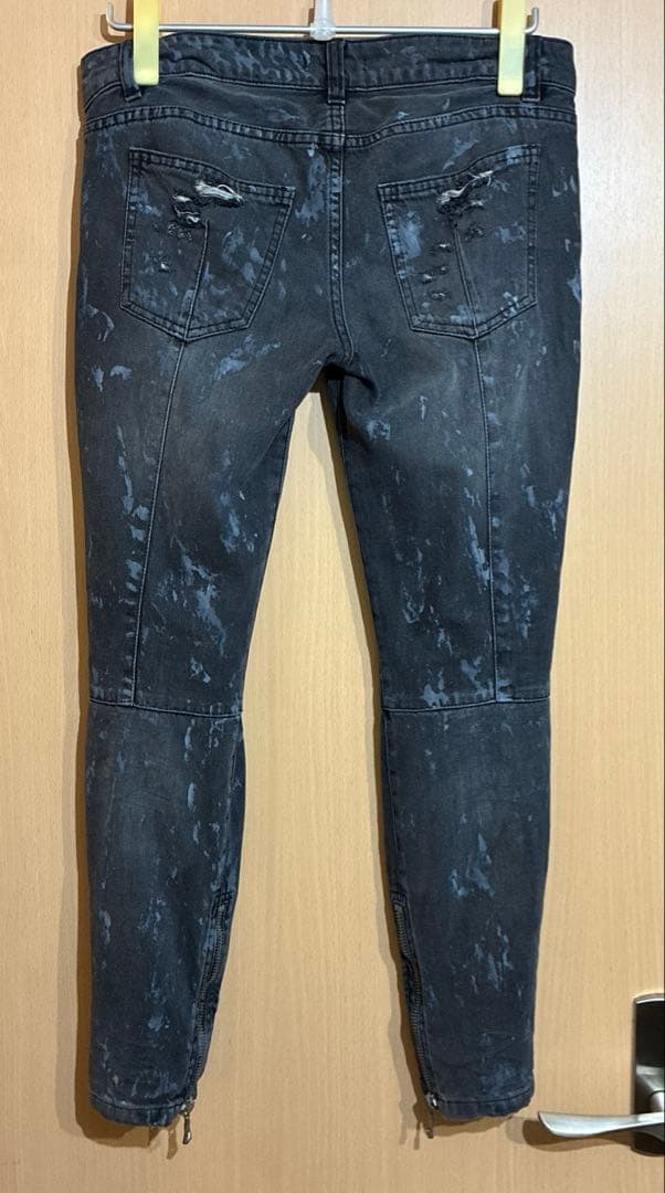 BALMAIN ダメージ加工スキニージーンズ 40