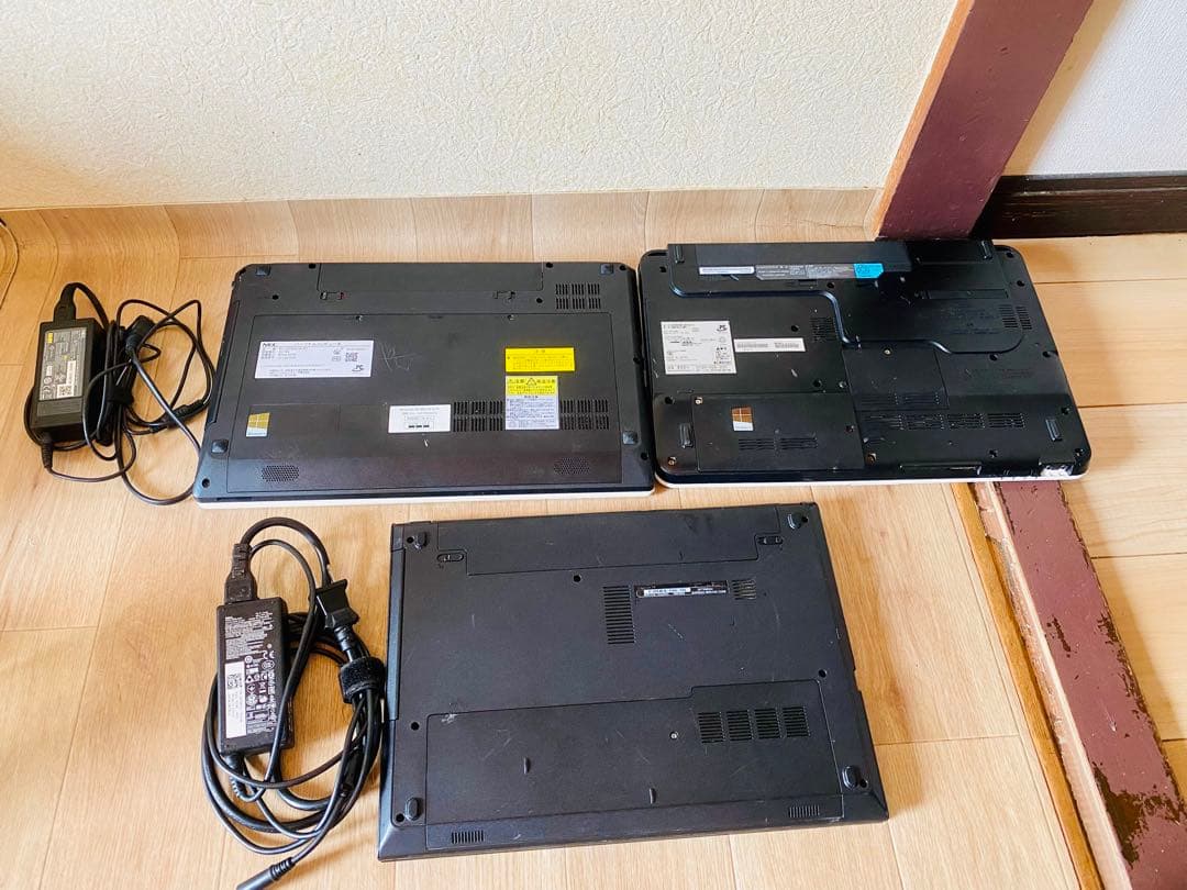 DELLとNECのノートPC i7-i5-3セット( ジャンク)