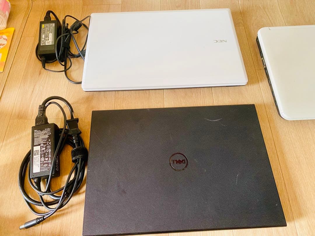 DELLとNECのノートPC i7-i5-3セット( ジャンク)