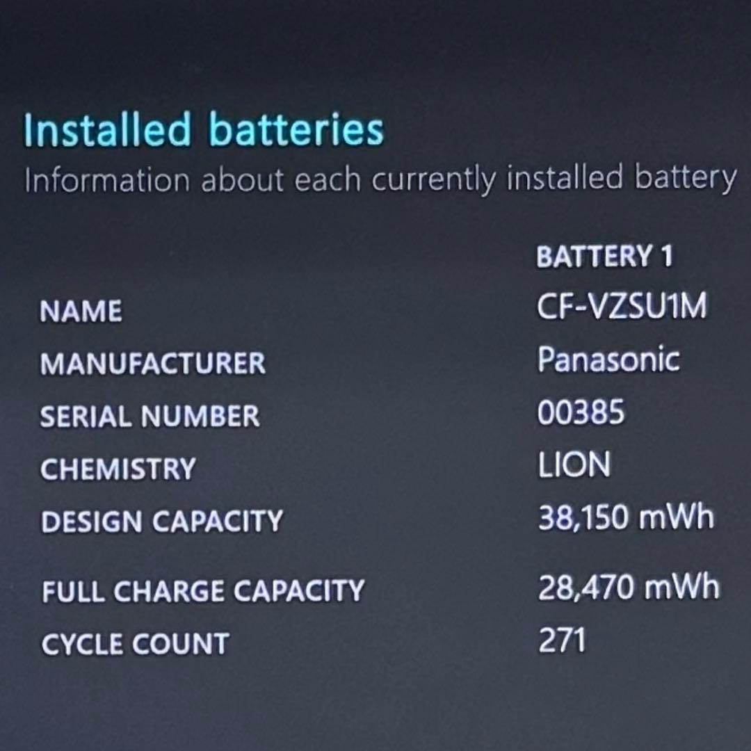 907 美品 レッツノートCF-QV9 第10世代 8GB office