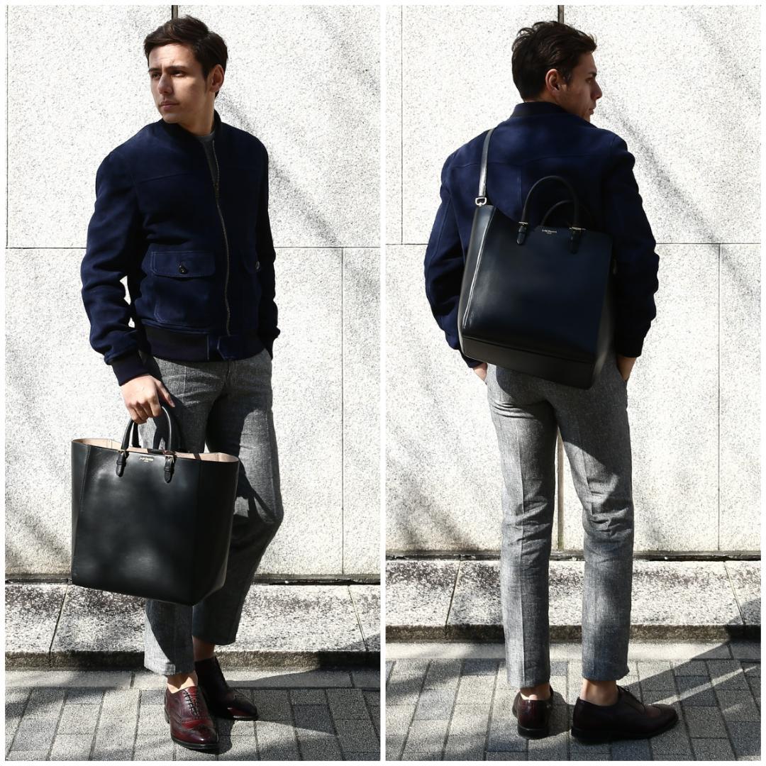 【美品・定価273900円】J&M Davidson オリヴィアトール ネイビー