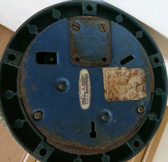 三菱扇風機 DM-12L(?) /シルバーグリーン/アンティーク