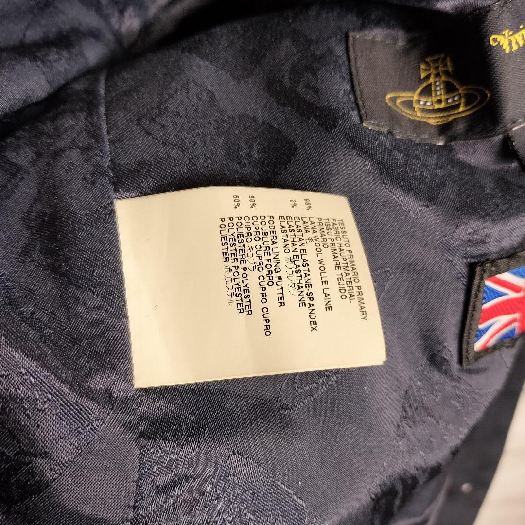 ヴィヴィアンウエストウッド ベスト テーラードジャケット ドッキング 裏地オーブ