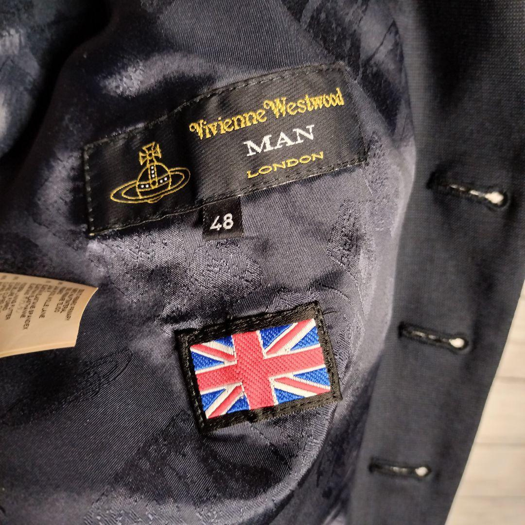 ヴィヴィアンウエストウッド ベスト テーラードジャケット ドッキング 裏地オーブ