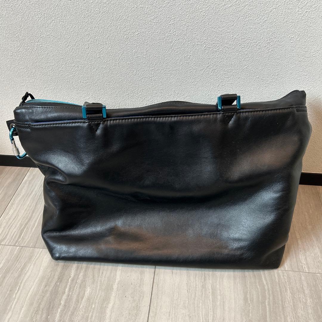 ［美品］LANVIN en Blueブラックトートバッグ カラビナ付き値段相談可