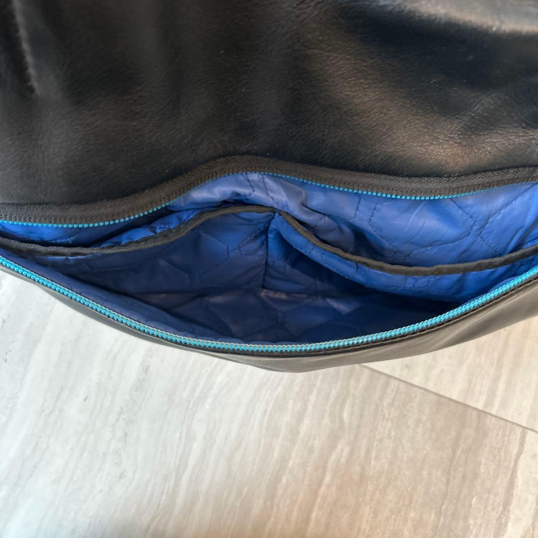 ［美品］LANVIN en Blueブラックトートバッグ カラビナ付き値段相談可