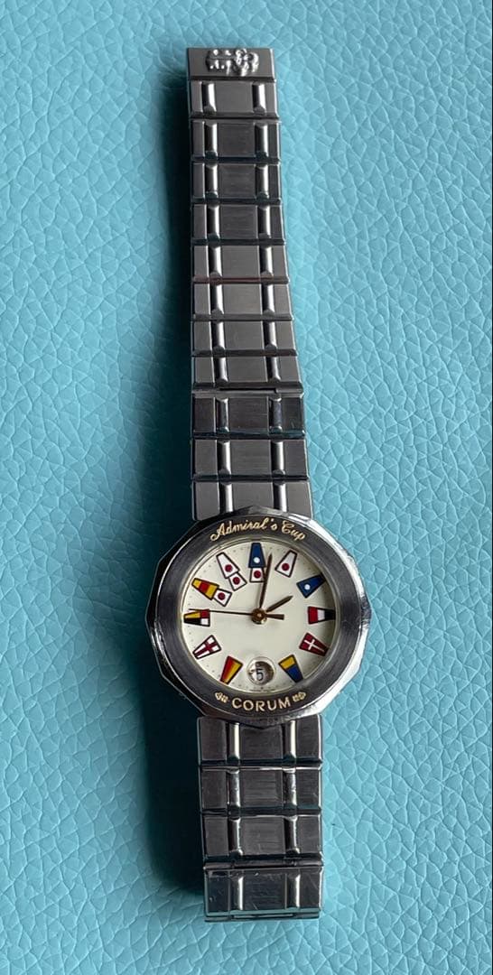 ukai3 コルム アドミラズカップ ボーイズ-レディースウォッチ 木箱付