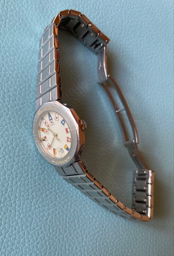 ukai3 コルム アドミラズカップ ボーイズ-レディースウォッチ 木箱付