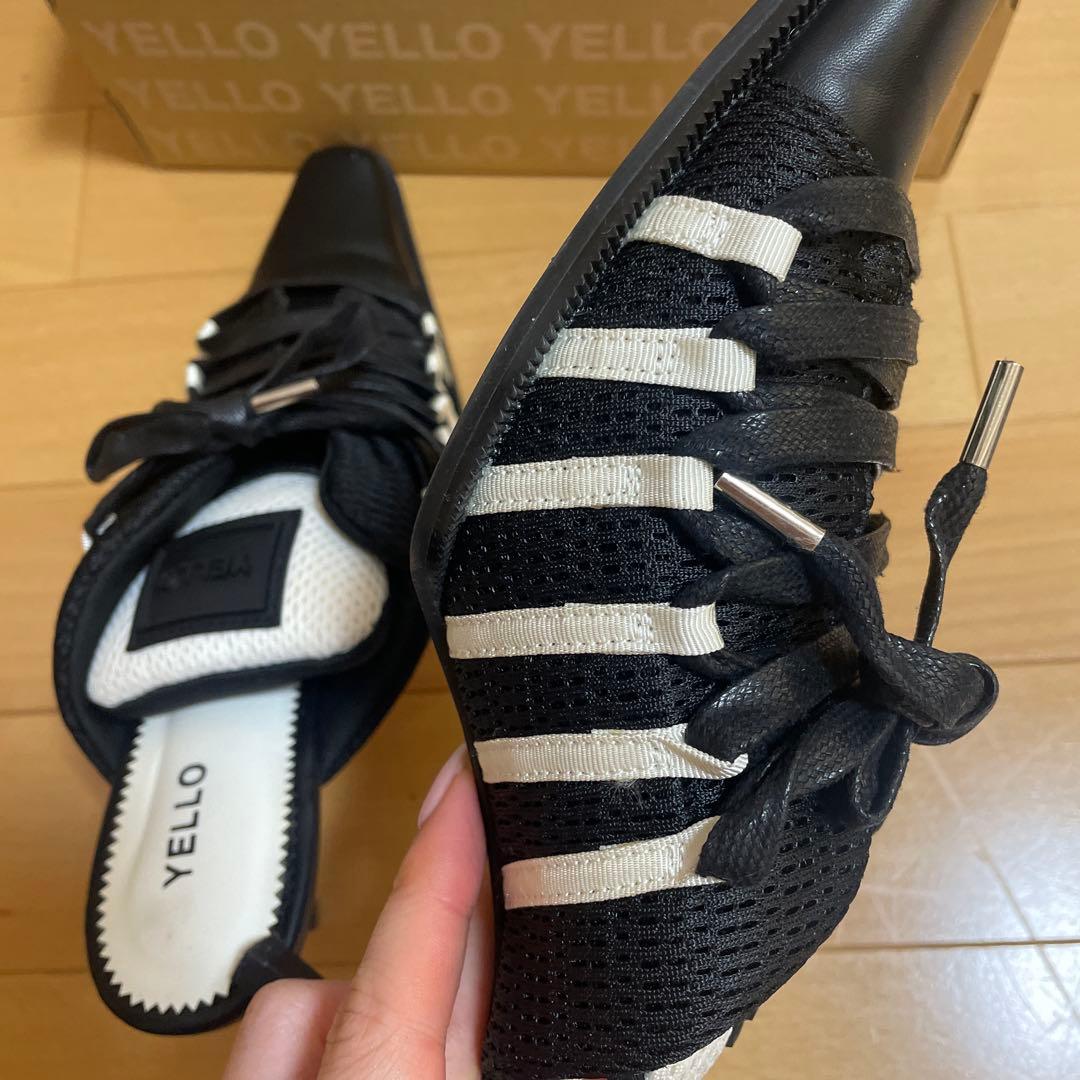 yello スニーカーミュール Lサイズ