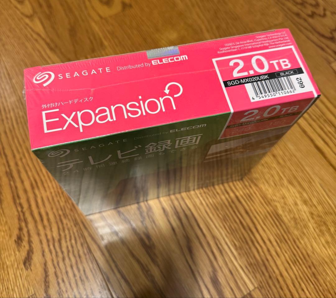 SEAGATE ELECOM 外付けハードディスク SGD-MX020UBK
