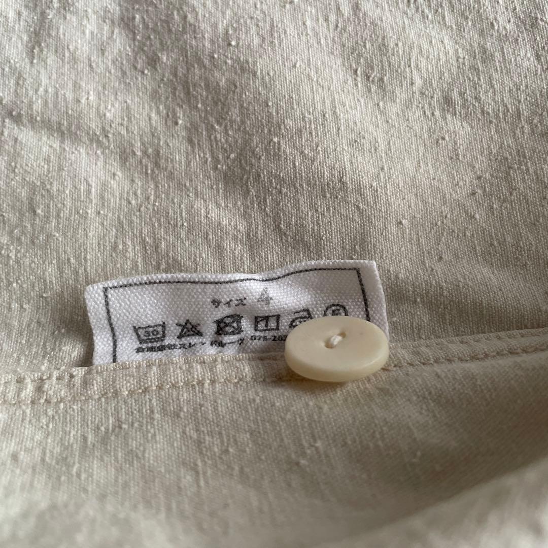 Fuyu MITTAN コットンシルクシャツ サイズ４　アイボリー