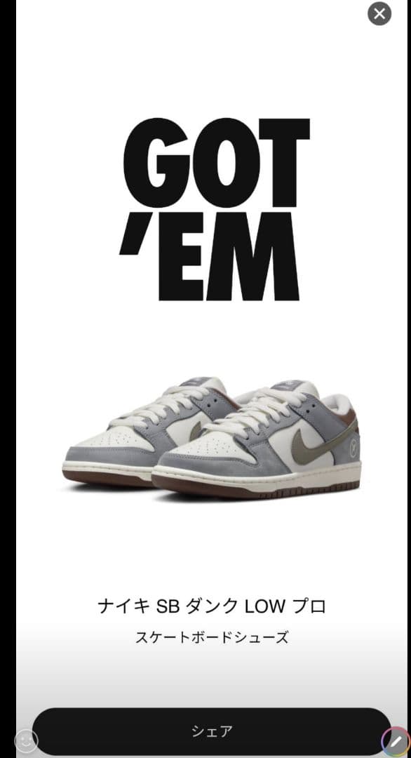 希少サイズ　極美品　NIKE　sb DUNK 堀米　YUTO　24cm