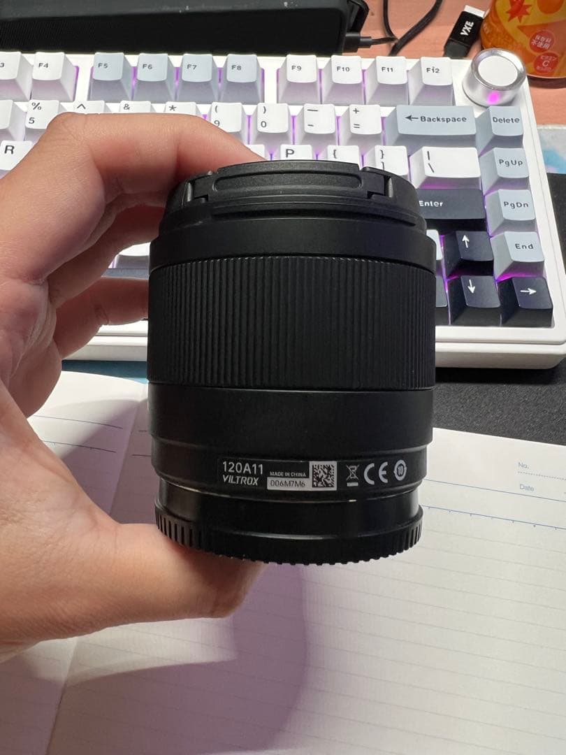 【未使用に近い】VILTROX 50mm f2.0 FE E-Mount レンズ