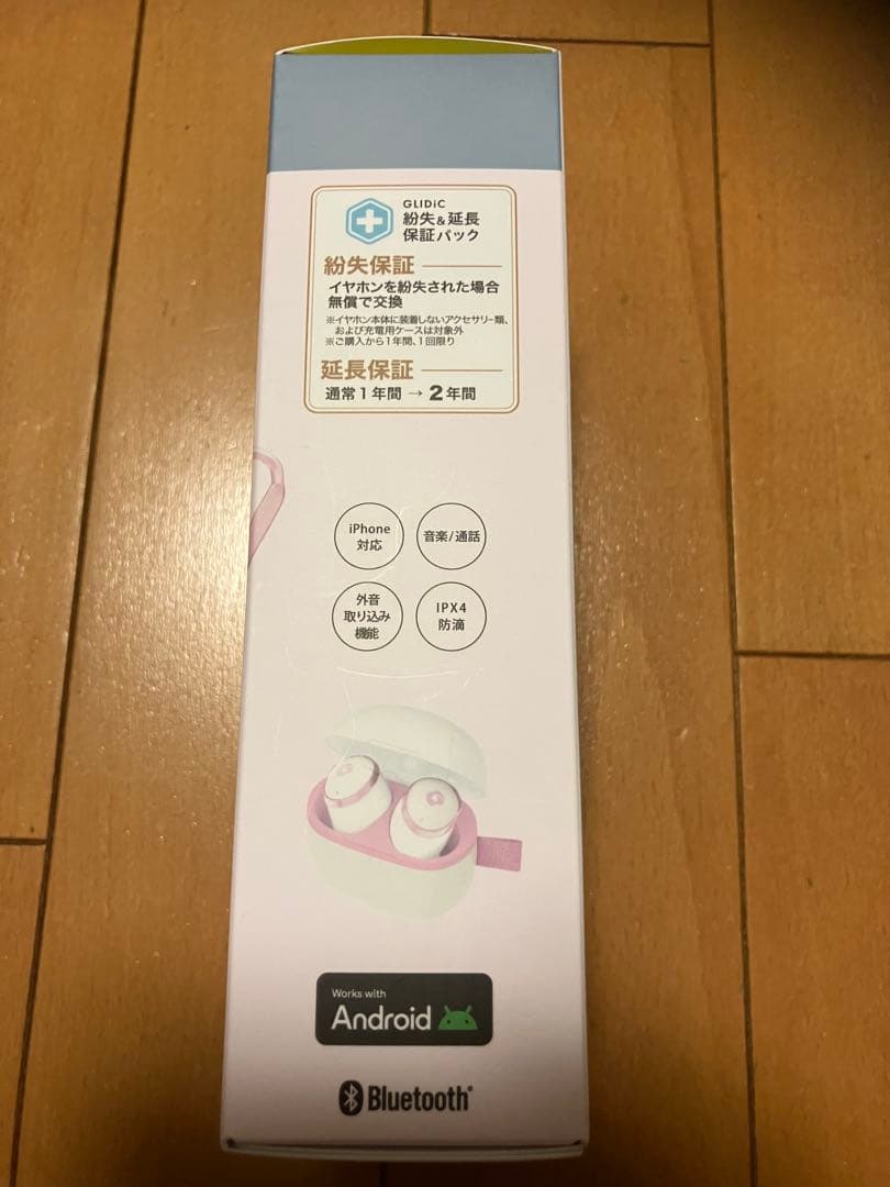 GLIDiC TW-4100 ワイヤレスイヤホン ピンク