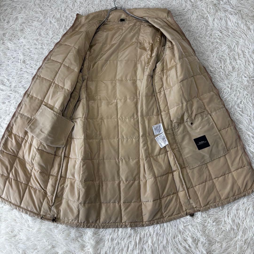 MaxMara✨大きいサイズ　キルティングダウン　バージンダウン　ベージュ　XL