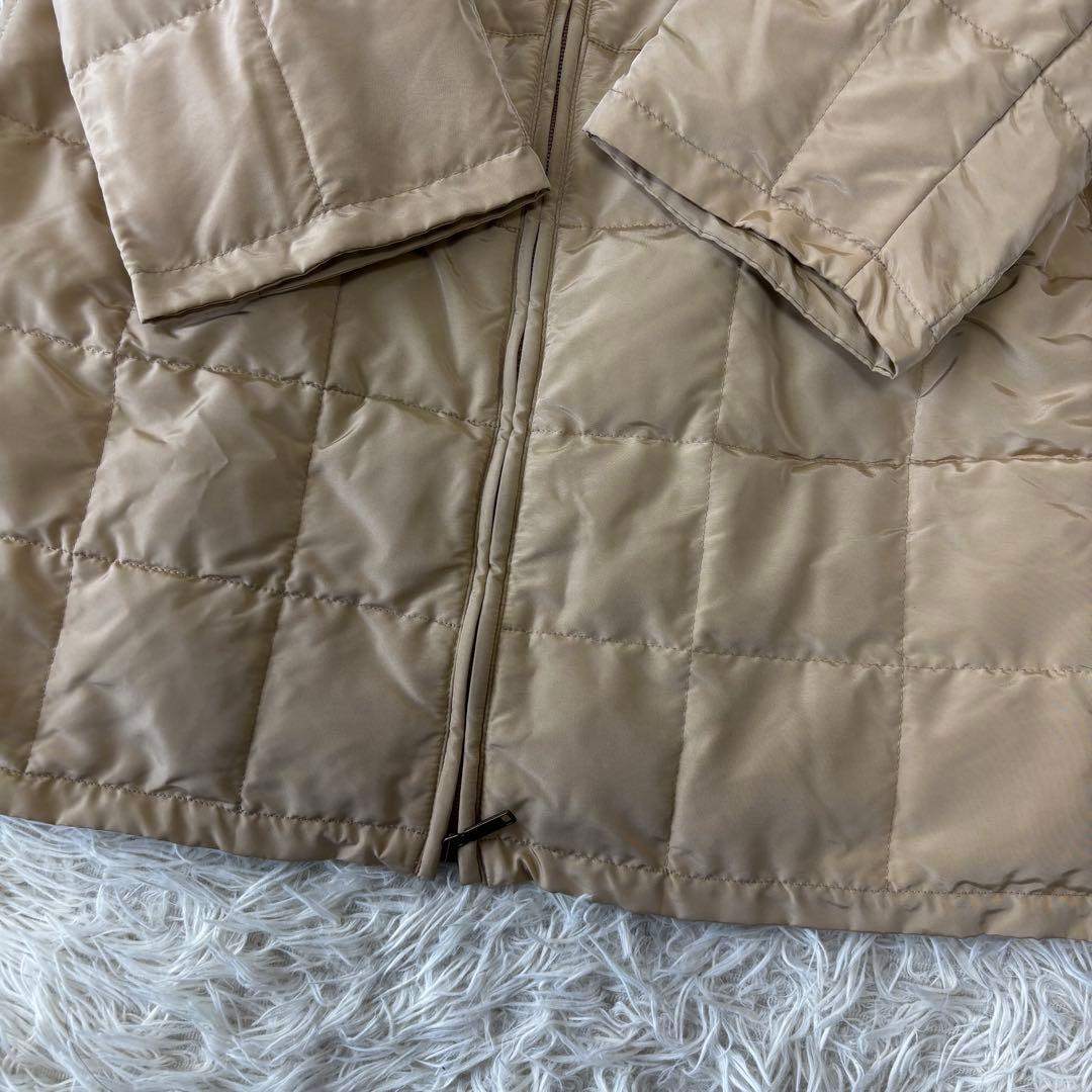 MaxMara✨大きいサイズ　キルティングダウン　バージンダウン　ベージュ　XL