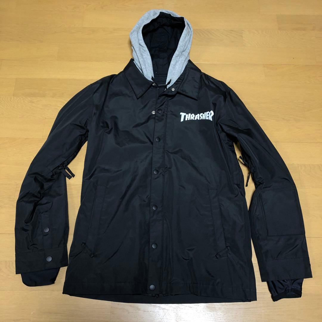 AA スラッシャー コラボ　コーチジャケット　ブラック　Sサイズ　ブラック