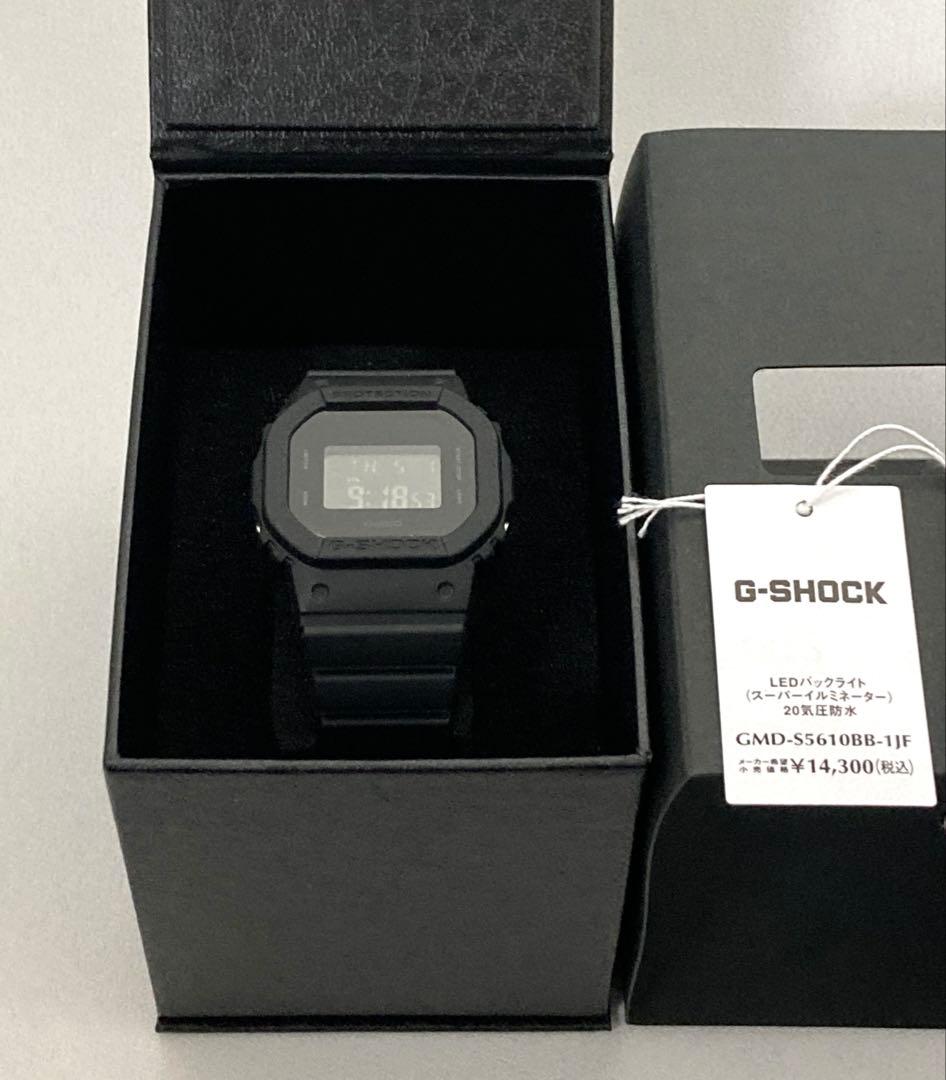 美品 CASIO G-SHOCK GMD-S5610BB-1JF ミッドサイズ