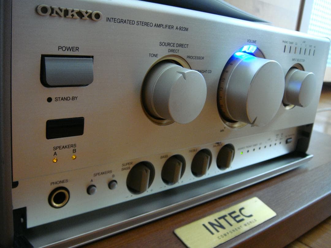 整備済 ONKYO オンキョー プリメインアンプ A-922M 取説付