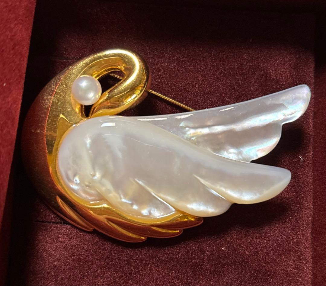 TASAKI スワンブローチ