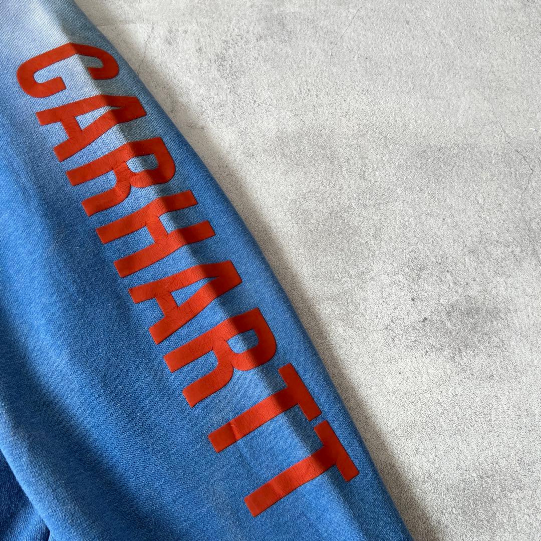 T*a様 一点物 Boro　鬼フェード　ボロ スウェット　褪色　青　ヘビーウェイ